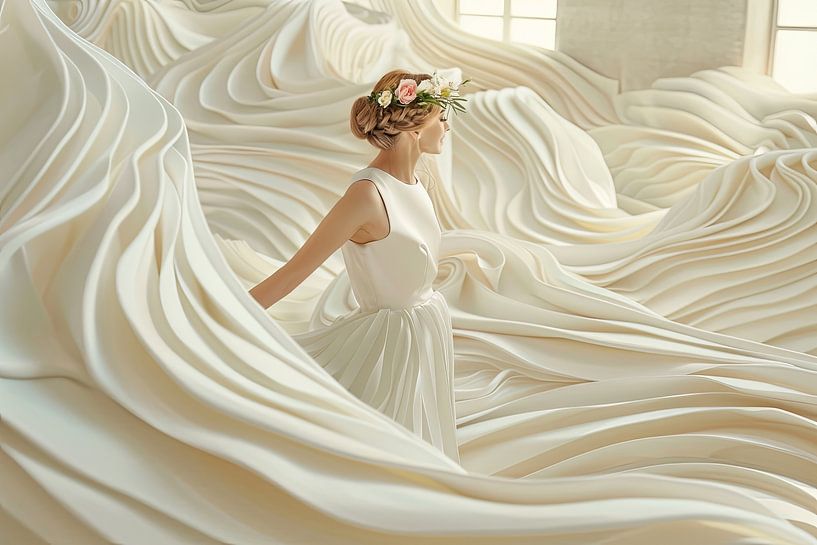 fantasy wedding gown Asia by Egon Zitter