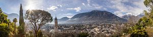 Impressive panorama from Merano