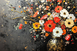 Bloemen schilderij van ARTEO Schilderijen