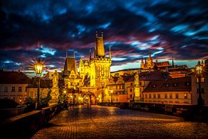 Praag in de avond