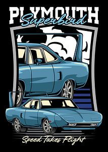 Plymouth Superbird Muscle Car sur Adam Khabibi