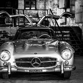 Mercedes 300 SL Coupé in black and white by Tilo Grellmann | Photography