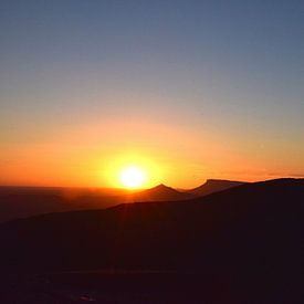Zonsondergang Zuid Afrika, Graaff Reinet von Rebecca Dingemanse
