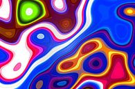 Colored Fractal 2 van Gerrit Zomerman thumbnail