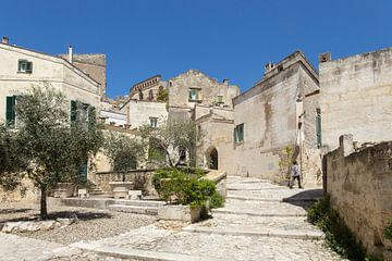 de oude binnenstad van Matera