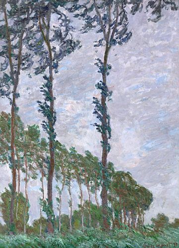 Wind Effect, Serie van de Populieren, Claude Monet, Claude Monet