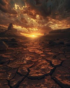 Abendrot im Death Valley