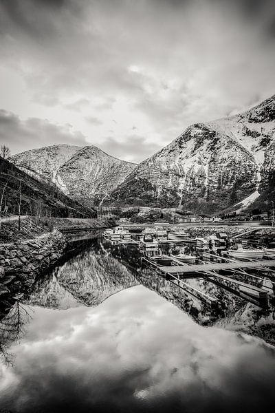 Image en noir et blanc Norvège par Lydia