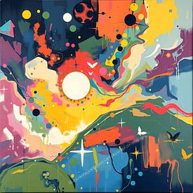 Rayonnant de bonheur sur Jolique Arte