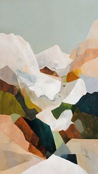 ABSTRACT BERGLANDSCHAP 3 van 5