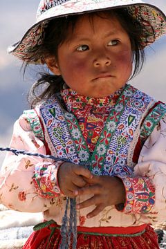 Peruvian Girl by Gert-Jan Siesling
