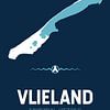 Vlieland | Design-Landkarte | Insel Silhouette von ViaMapia
