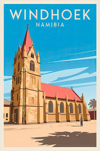 Windhoek, Namibia by Poster Art Shop