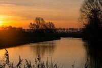 Kreek zonsondergang