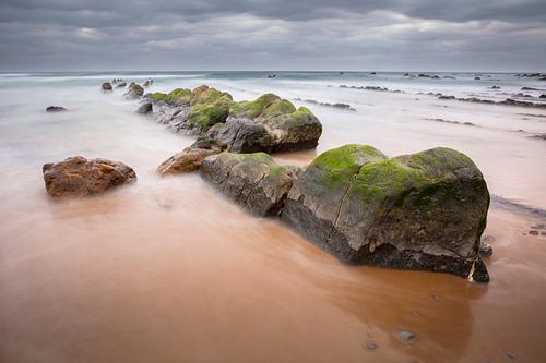 Strand bij Barrika, Spanja