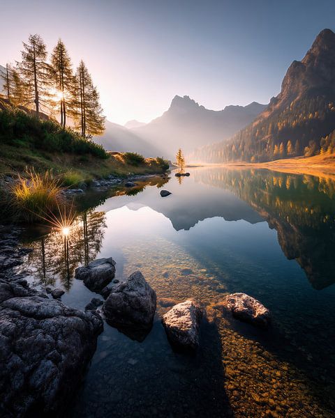 Erwachen der Landschaft von fernlichtsicht