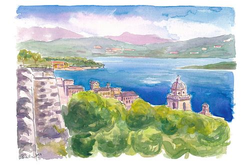 Blick auf Porto Venere und den Golf von La Spezia