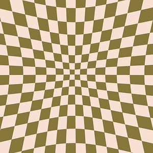 Retro Schachbrett Phantasie Abstraktion