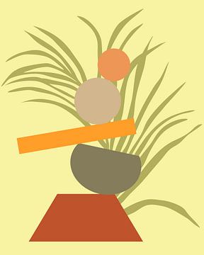 Abstract botanisch genot van Kintsugi99