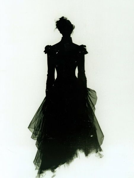 Viktorianische Silhouette von Franka Poulain