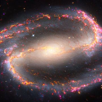 Multi-golflengte beeld van NGC 1300 van NASA and Space