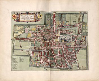 Den Haag of 's Gravenhage, Stadsplattegrond Joan Blaeu 1652