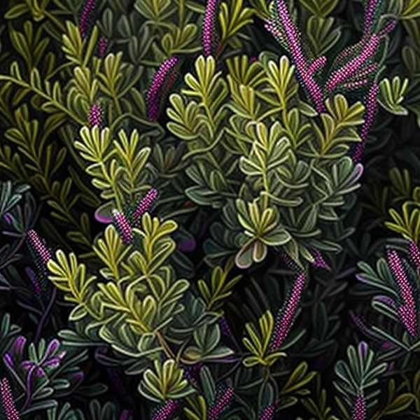 Bloeiend groen van Vythryd Arts
