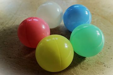 Toy balls nearby