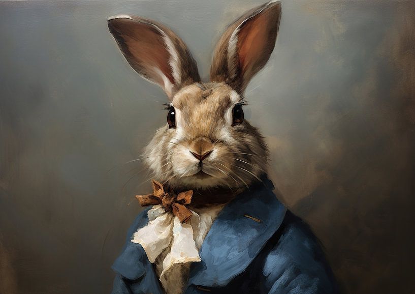 Gekleideter Hase von Wunderbare Kunst