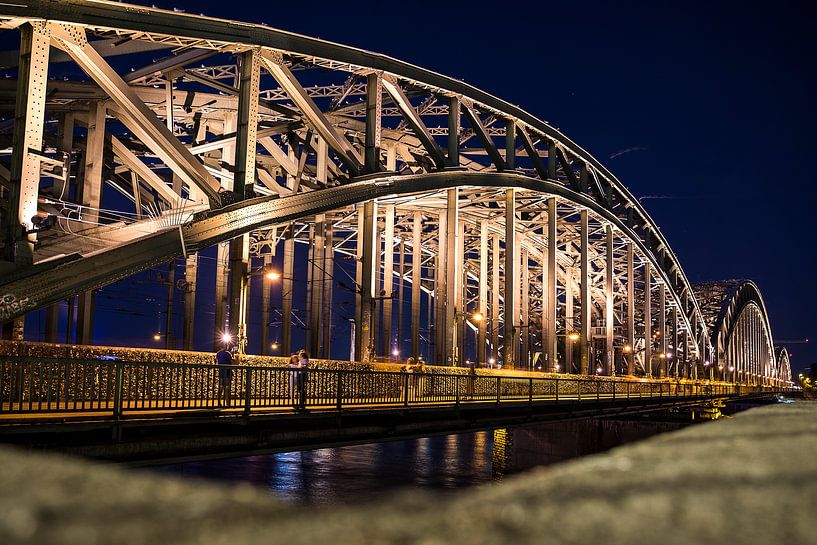 Hohenzollern Brug in Keulen van Marcia Kirkels
