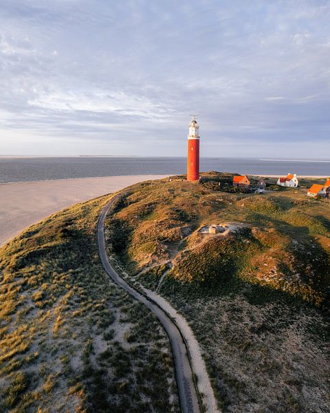 Ikonischer Leuchtturm von Texel von Visuals by Justin