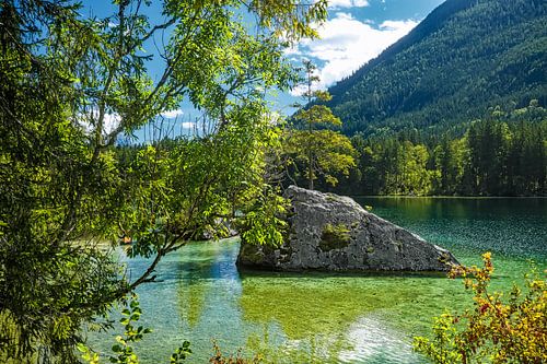 Détente au lac Hintersee à Ramsau