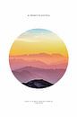 Sonnenaufgang Berg Altmünster von Walljar Miniaturansicht