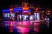 Rotterdam Neon Light Nightshop by night van Maurice Verschuur