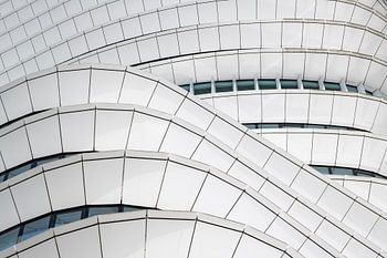Lijnen van een deel van een gebouw