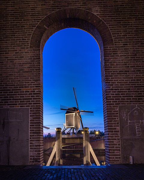 Port Heusden Ansicht Abend von Zwoele Plaatjes