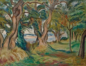 Die Bäume im Mündungsgebiet der Seine, Honfleur, Othon Friesz, 1939