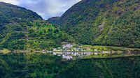 Geiranger im Geirangerfjord, Norwegen von Henk Meijer Photography Miniaturansicht