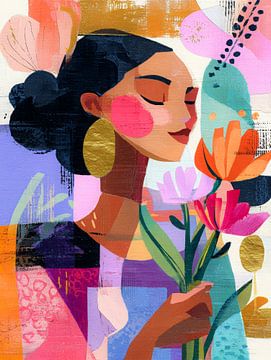 Floral Muse - The Woman as Celebration of Life and Colour