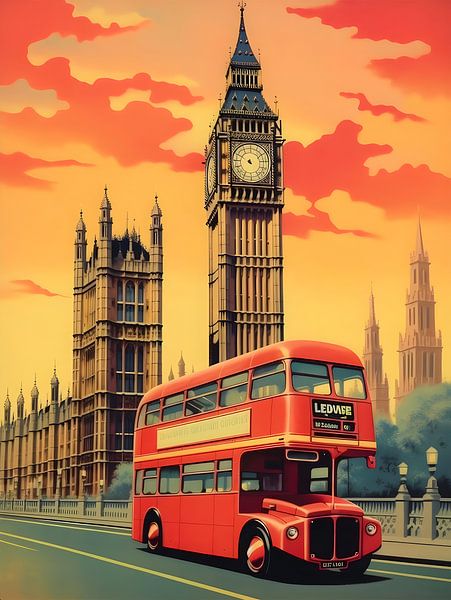 England London Retro by Artstyle