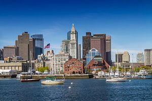 BOSTON Skyline North End & Financial District sur Melanie Viola