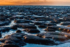 coucher de soleil sur les vasières 3