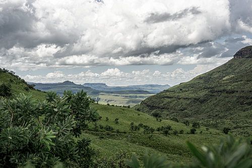 wolken over het drakensberg
