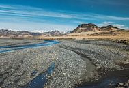 Eindeloze vlakte, IJslands landschap, IJsland von simone opdam Miniaturansicht