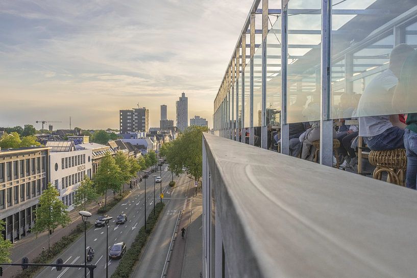 Skyline uitzicht vanaf Rooftop Bar Doloris by Freddie de Roeck