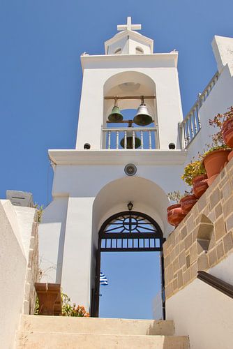 Grieks kerkje met klokken