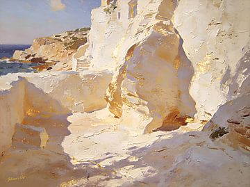 Sun on Silent Stone von Johannas Art Creations