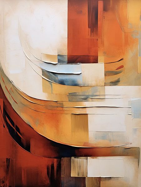 Herbstfarben abstrakt von Bert Nijholt
