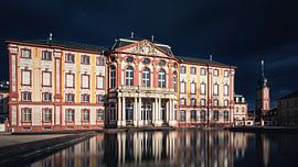 Bruchsal Palace in the stormlight by Marcel Hechler
