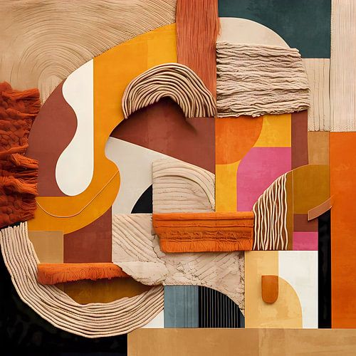 Modern Abstract Boho Collage